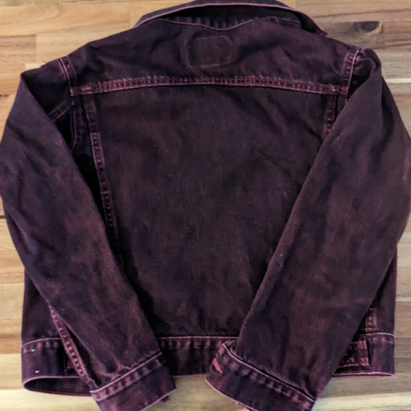Levi's red denim jacket - Picture 4 of 4